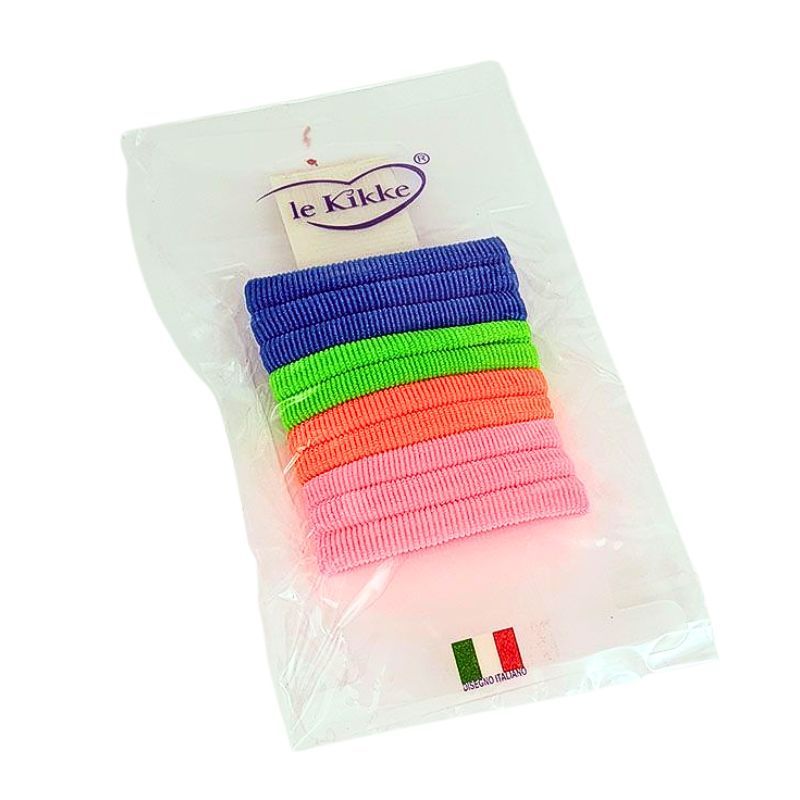 CARD ELASTICI COL.FLUO DA 12PZ +