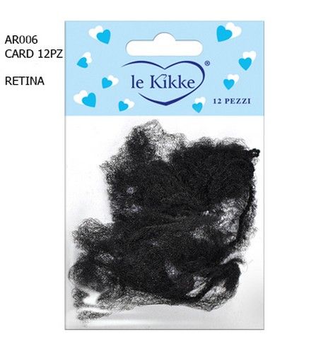 CARD RETINA CAPELLI NERA/MARRONE DA 12 PZ +