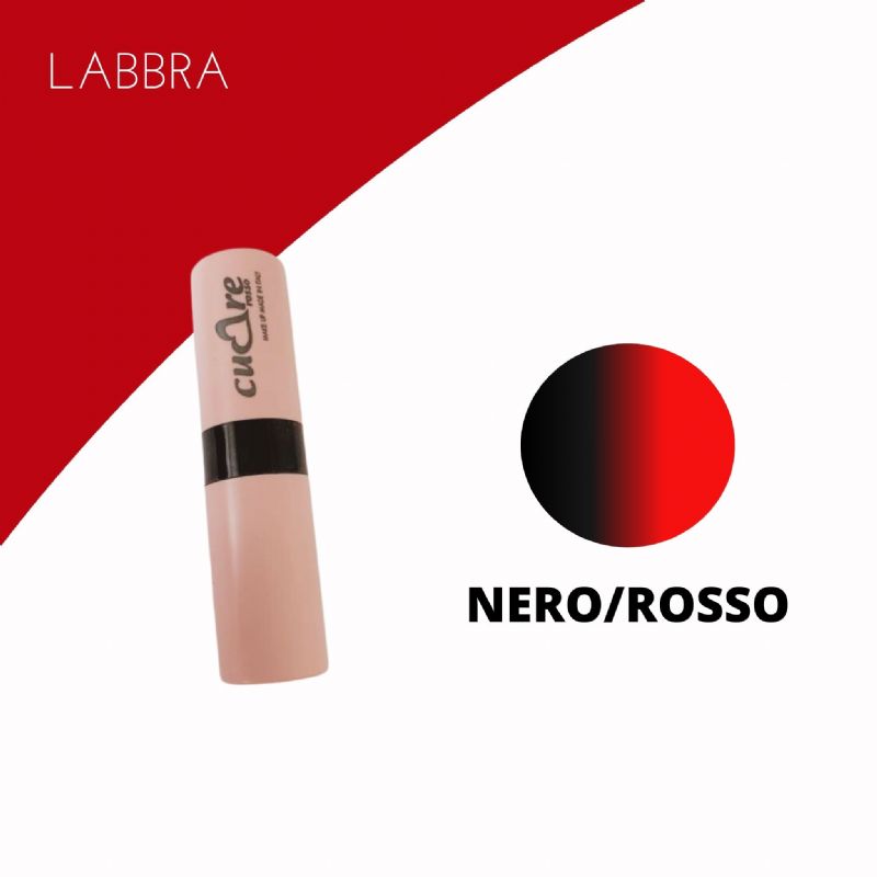 CUORE ROSSO - LIPSTICK BLACK METAL REFLEX BLACK/RED 04