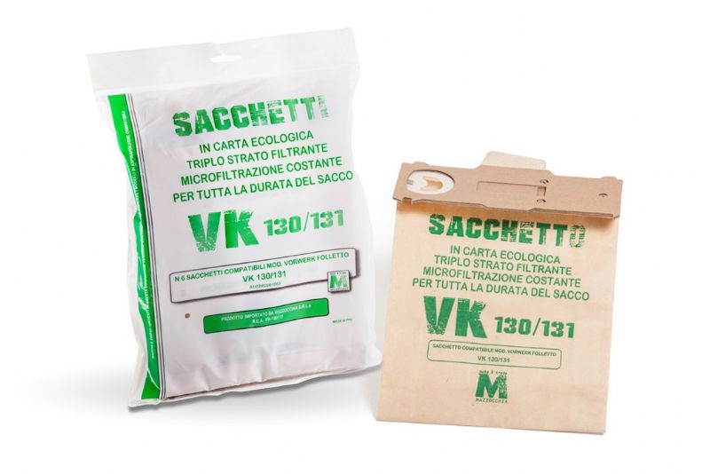 MG - SACCHETTI VK130/1 6PZ CARTA- PAPER DUST BAGS VK130/1 6PCS