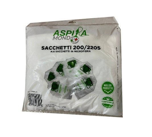 ASPIRAMONDO - SACCHETTI 200/220  IN BUSTA