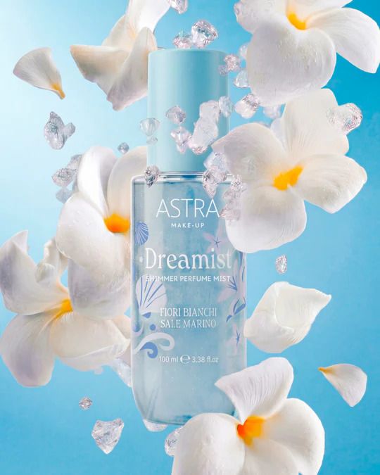 ASTRA - DREAMIST Shimmer Perfume Mist 03 - Fiori Bianchi - Sali Marini